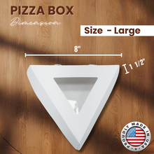 Load image into Gallery viewer, Individual Slice Pizza Box with window
