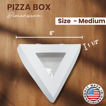 Load image into Gallery viewer, Individual Slice Pizza Box with window
