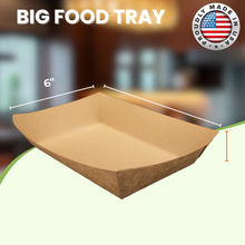 Load image into Gallery viewer, XL Kraft Paper Food Boat
